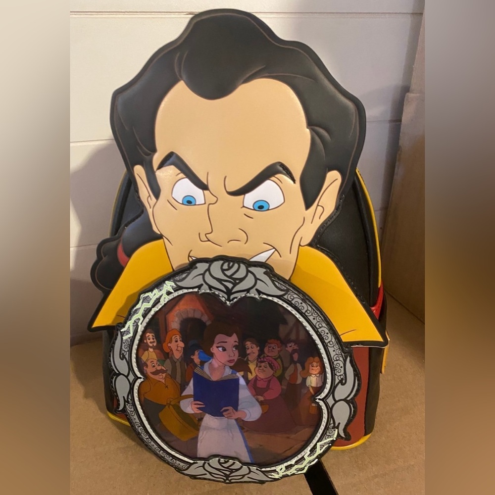 Disney Gaston (beauty and the beast) Loungefly backpack - new